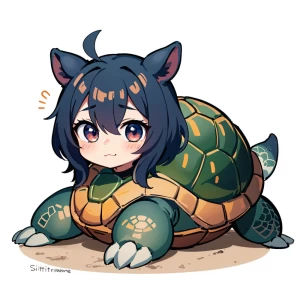 ちびキャラ擬人化シリーズ『亀』