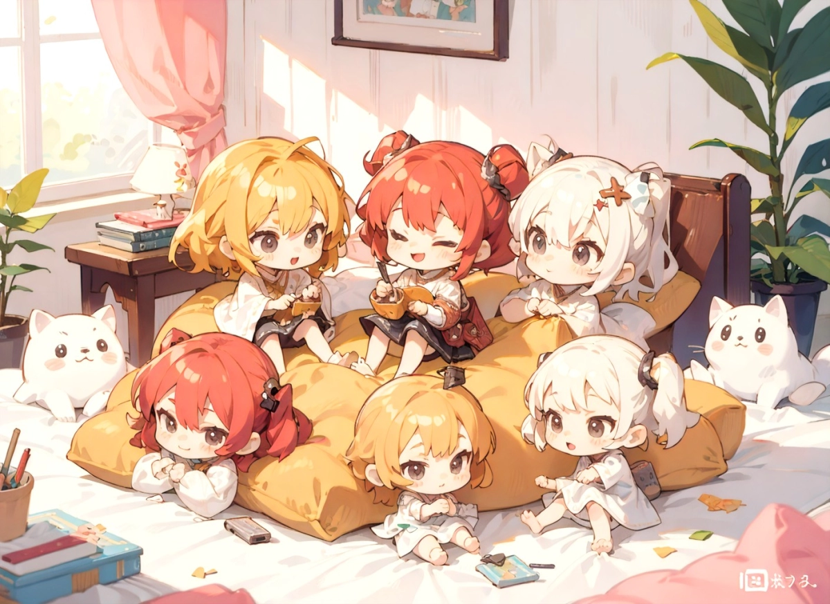 みんなでおやすみ