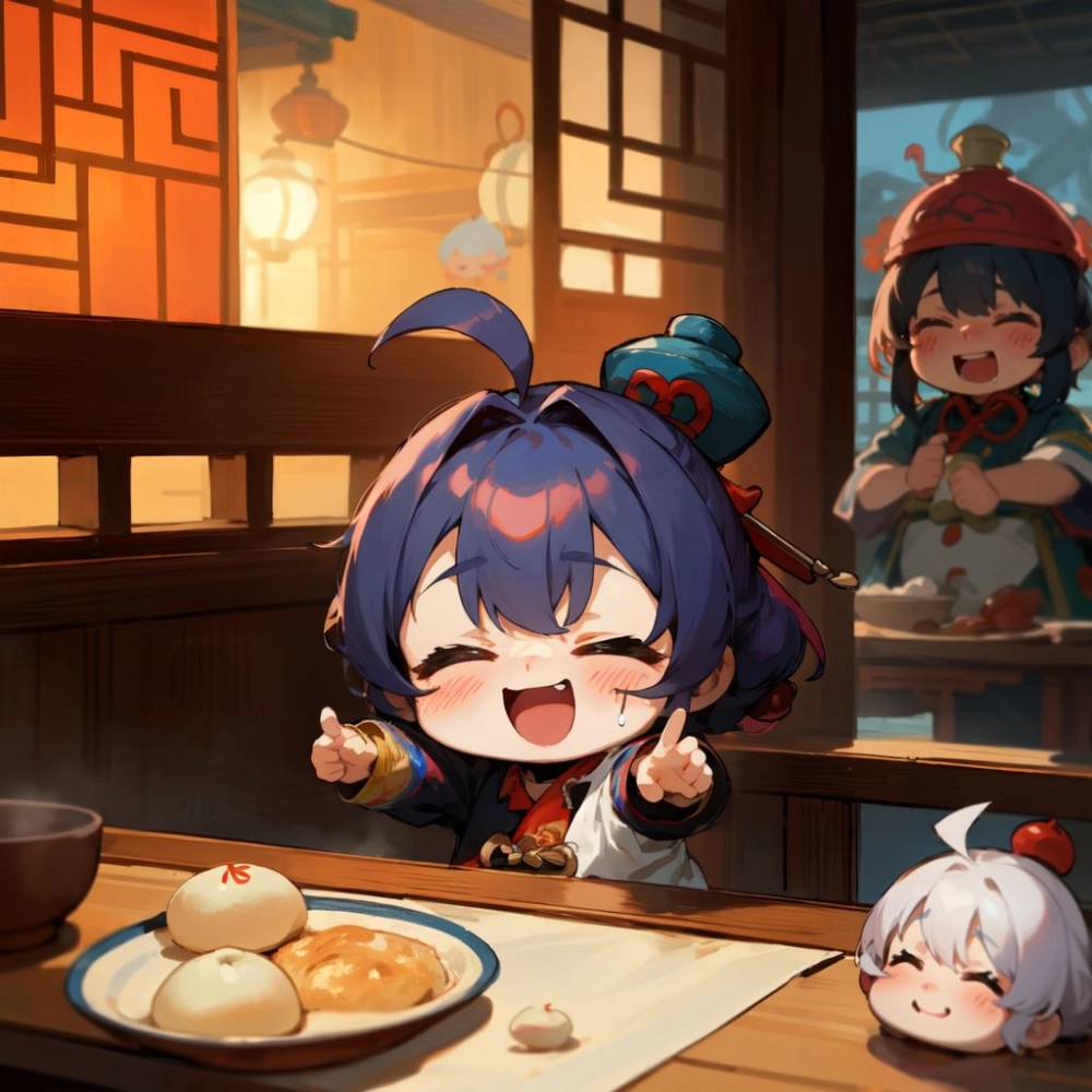 中華まんじゅう食べるよ