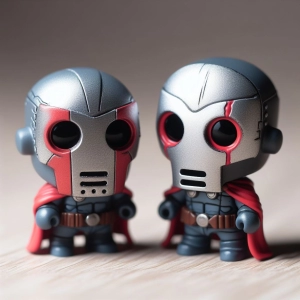 鉄の仮面のキャラクターのアイディア。