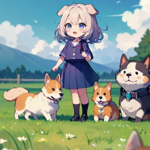 わぁ、犬がいっぱいだぁ～